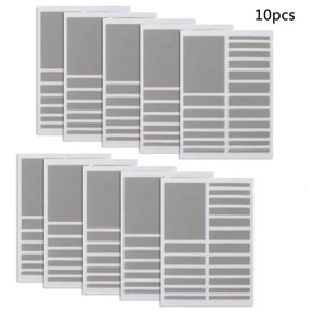 Geemin 10 Sheets Ring Size Adjuster Loose Rings Adjuster Invisible Ring Sizer for Wide