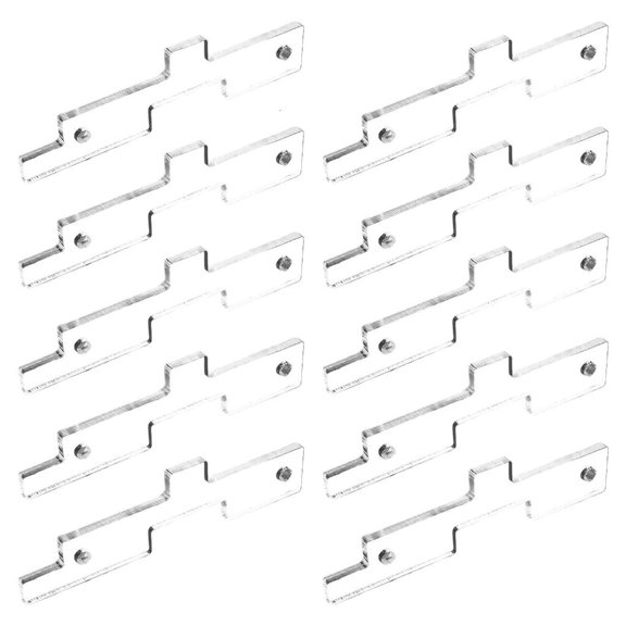 Geemin 10Pcs Router Table Alignment Clear Acrylic Block For Woodworking Adjustments