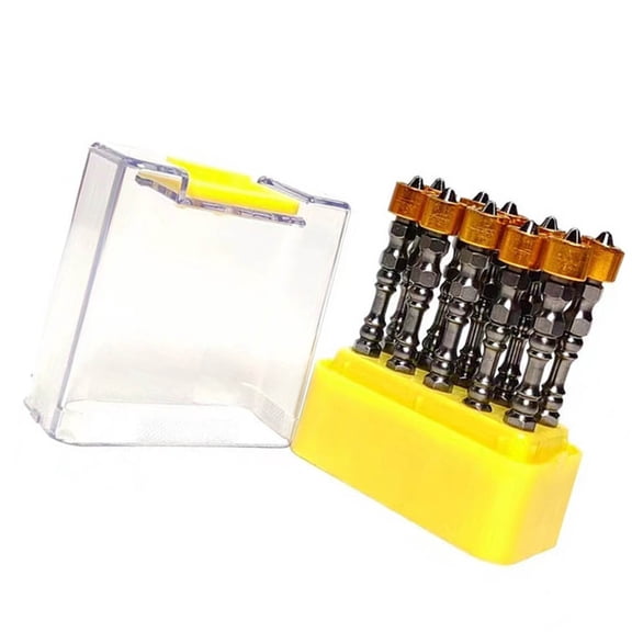 Geemin 10pcs 65mm Aluminum Circle Magnetic Screwdriver Bit For Enhances Work Efficiency
