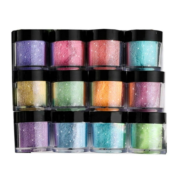 Geemin 12-color Superfine Suspension Glitter Powder Sequins for Mold Filling