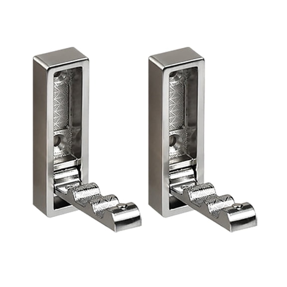 Geemin 2PCS Foldable Wall Hooks Sturdy Metal Folding Hook for Bathroom and Entryway Hanging Coat Towels Hats Backpacks