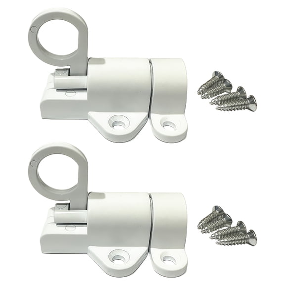 Geemin 2Pcs Aluminum Alloy Spring Door Bolt Latches Window Gate Security Pull Rings