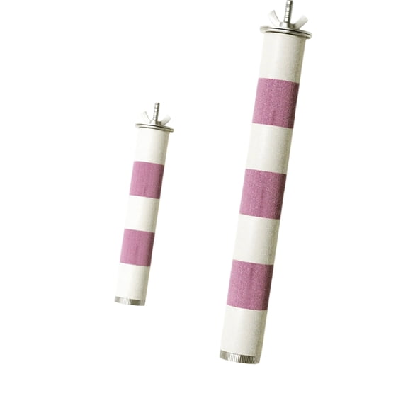 Geemin 2pack MultiUse Bird Claws Grooming Stands Ceramic Safe Perches for Cages