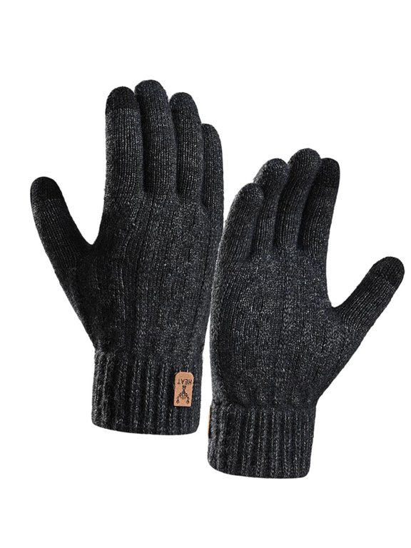 2pack Warm Snowproof Gloves Down Cloth Mittens Durability Windproofed Mittens for Winter Outfits