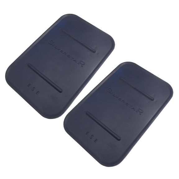 Geemin 2pcs Silicone Ironing Pad Heat Resistant Iron Rest Mats NonSlip Bottom Hot Iron Storage Solution For Small Space Use