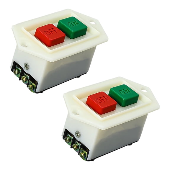Geemin 3 Phase Grinder Switches 380V Start Stop Switches with Safety Lock for Power Tool