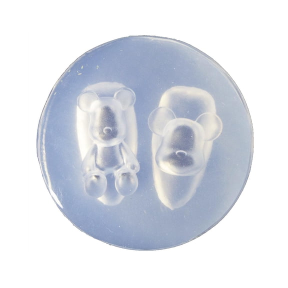 Geemin 3D Nail Art Mold Decortive Silicone Mold Bear Nail Art Making Tools Resin Casting Molds Manicure DIY Template Craft Art