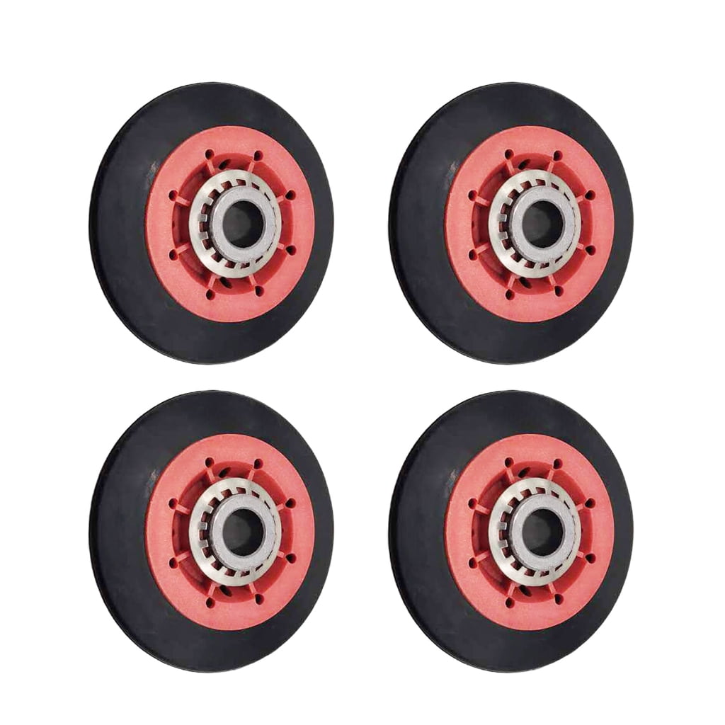 Geemin 4pcs Dryer Drum Support Roller Clothes Dryer Replacement Home Appliance Parts
