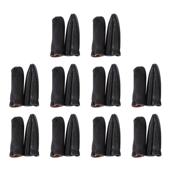 Geemin 5/10Sets Sewing Thimble, Finger Protector, Thimble Finger Protector Finger Cots for Hand Sewing