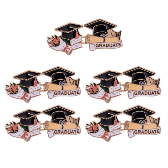 Geemin 5 Pairs Trousers Waist Tightener Bachelor Caps Waist Buckles Jeans Button Pins