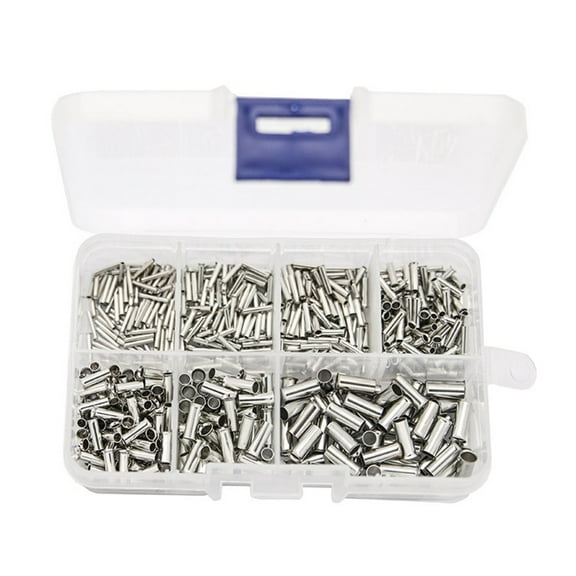 Geemin 600Pcs/set Cable End Ferrules Set 5-6.0mm Cable Connectors Set with Storage Wire Connectors set for Electrical Splicing