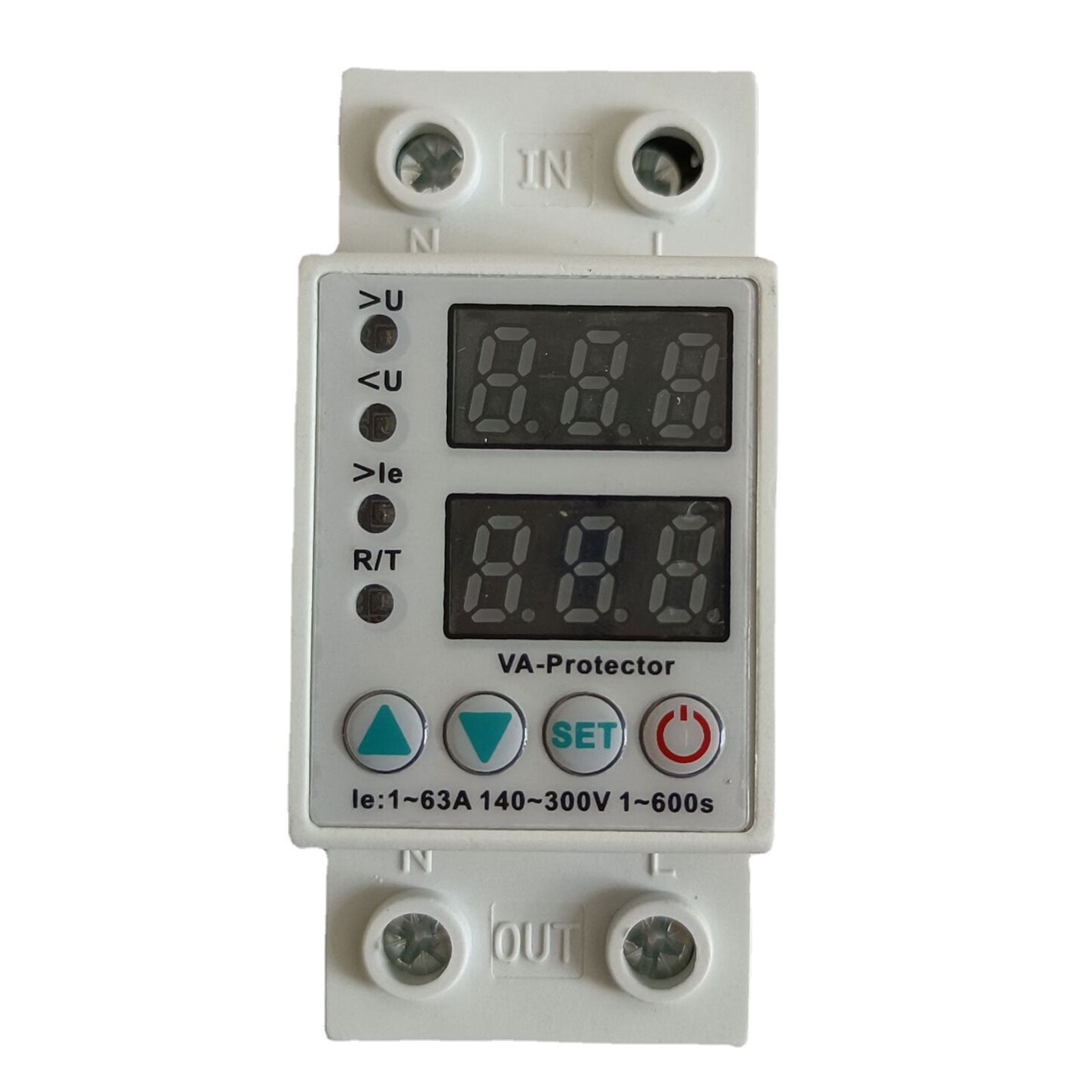 Geemin 63A Din Rail 220V Adjustable Over and Under Voltage Protective Device Protector