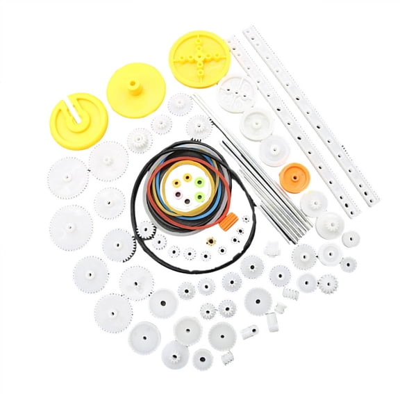 Geemin 82PCS/Set Plastic Gear DIY Accessories Set for Toy Motor Car Robot Model Kits