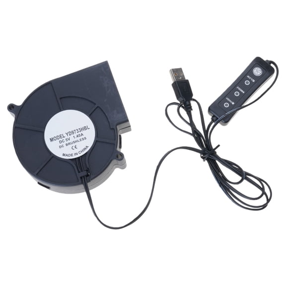 Geemin 9733 5V High Speed USB Blower Fan For Indoor And Outdoor Use With Adjustable Speed Options For Enhances Air Circulation