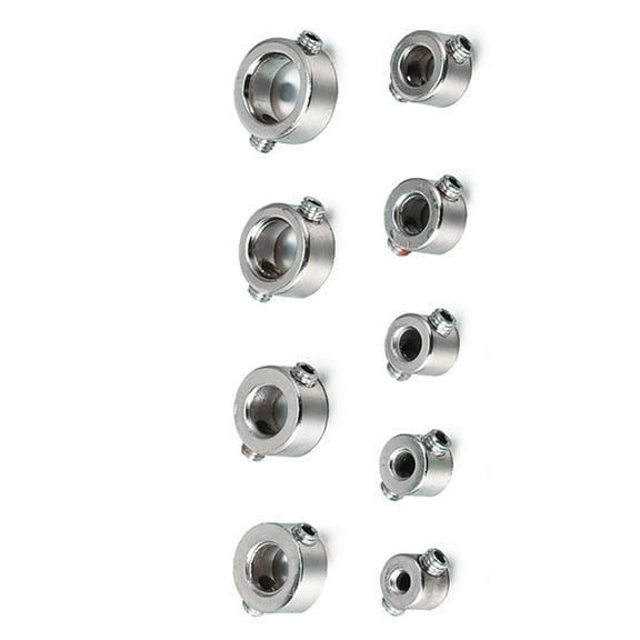 Geemin 9Pcs Drill Stop Rings Depth Stop Drill Positioner Drill Limit Rings with Wrench Drill Depth Stop Drill Bit Depth Stop