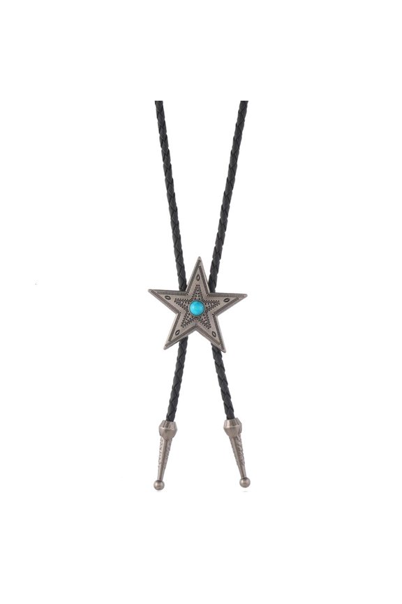 Alloy Star Adjustable Bolo Tie Necktie For Wedding Parties And Special Event