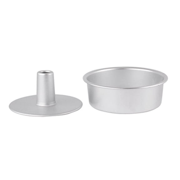 Geemin Aluminum Alloy Round Chiffon Cake Pan Removable Bottom Angel Food Oven Cake