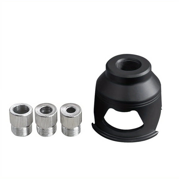 Geemin Aluminum Mixture Drill Guide For Accuracy Woodworking Projects Includes 2 Bushings And Multiple Scaling Preferences