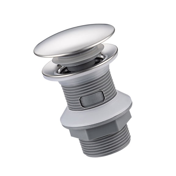 Geemin Bathroom Basin Sink Drainer Bounce Type Sink Drain Stopper Push Button Sink Plug Wash Basin Faucet Accessory Enduring