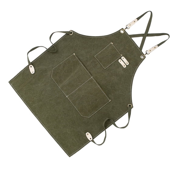 Geemin Canvas Chefs Apron With Waterproof Quality, Adjust Fit For Chefs Bakers Experts