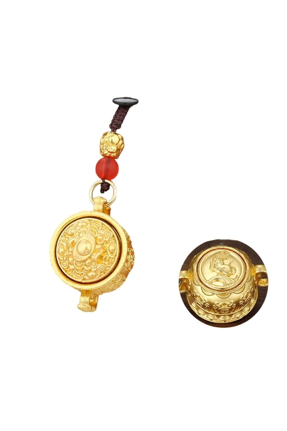Chinese Treasure Pots Keyring Unique Key Pendant For Wealth And Blessings