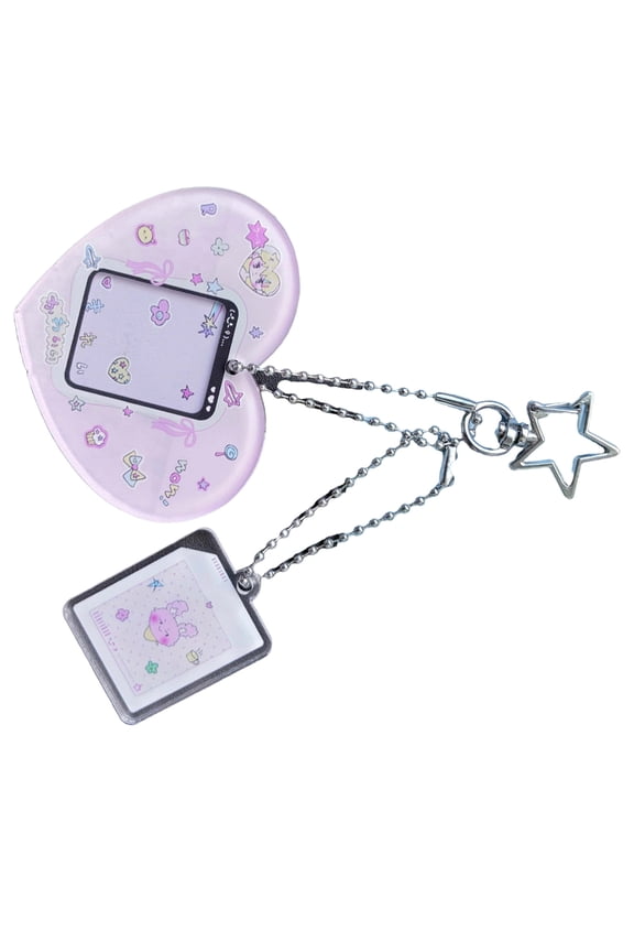 Collectible Idol Photo Card Sleeve Multifunctional Acrylic Keychain For Kpop Supporters