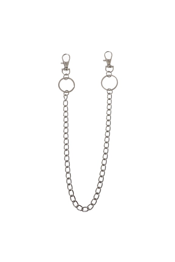 Creative 16" Pocket Chain with Keyring Belt Chain Jeans Chain Pants Chains Anti-lost for Key Chain Waist Chain for M