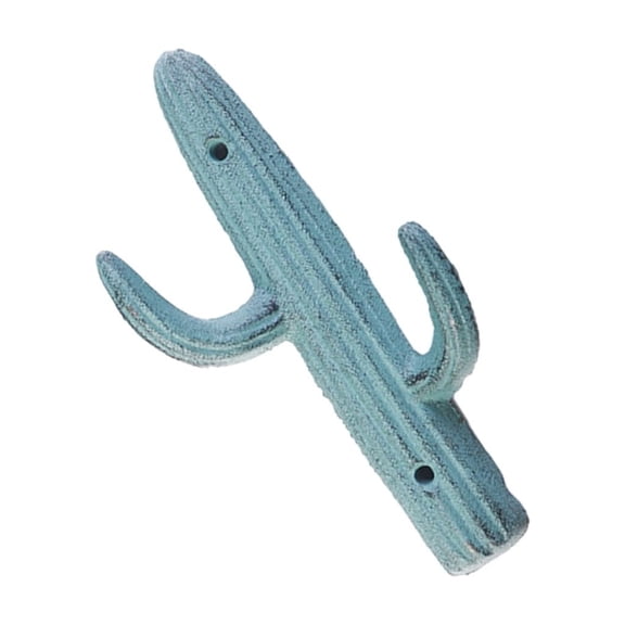 Geemin Decorative Cactus Shape Iron Hook Clothes Rack Backpacks Bag Hanging Solution
