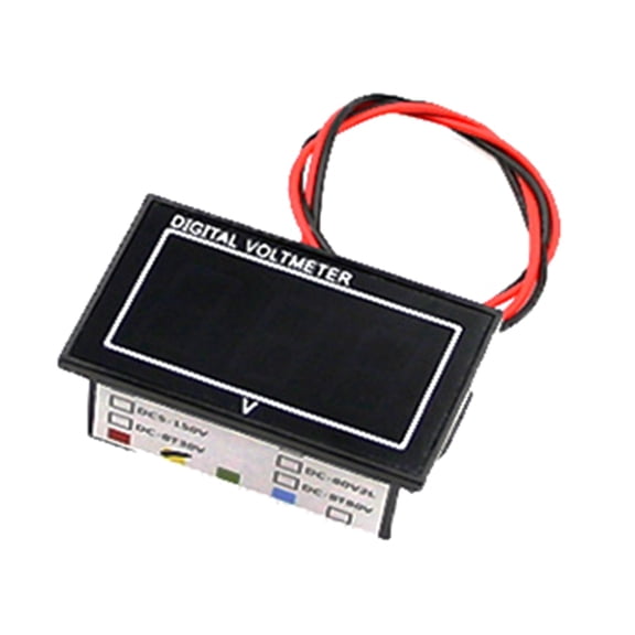 Geemin Digital Voltage Meter Waterproof 0.56'' Battery Monitor Automative Voltmeter