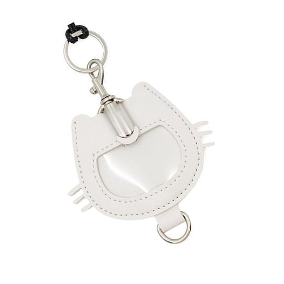 Geemin Elegant Puss Head Key Necklace PU Dense Key Bag Modern Addition