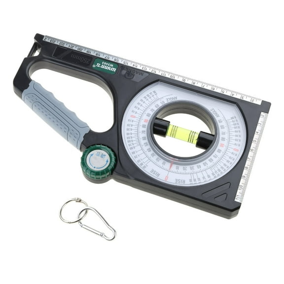 Geemin Engineering Inclinometer Universal Slope Measuring Ruler Angles Meter Gauges