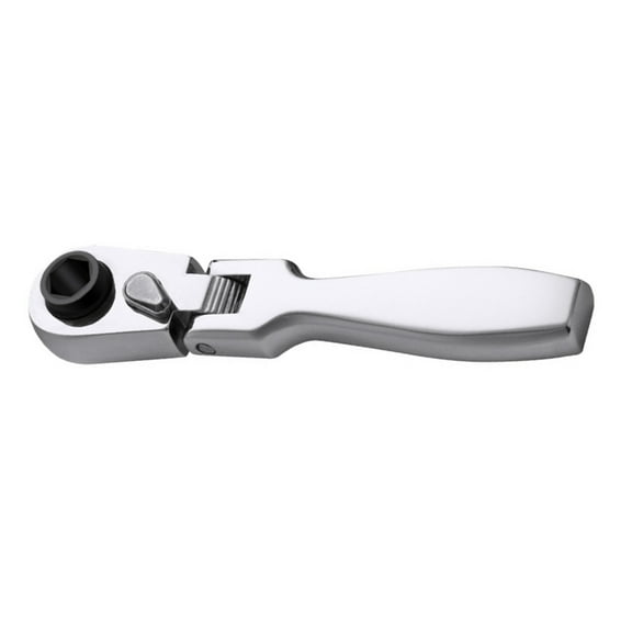Geemin Extendable Flexible Head Ratchet Wrench 1/4'' Drives Chrome Vanadium Steel