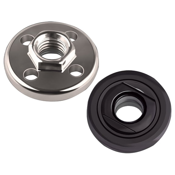 Geemin Four Hole Upper Lower Pressure Plate Robusts Steel Construction Hexagon Flange Nut Pressure Plate for 100 Angles Grinder