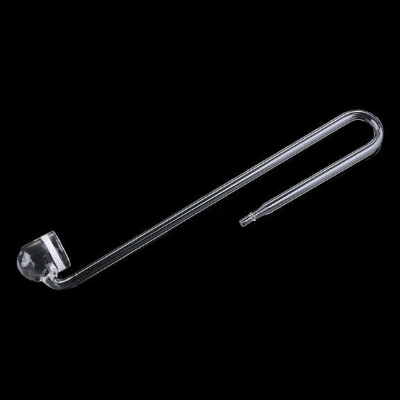 Geemin Glass CO2 Diffuser for Aquarium Planted for Tank U Shape R Shape Simple Hang Design Fit for Tanks below 20 US Gallons