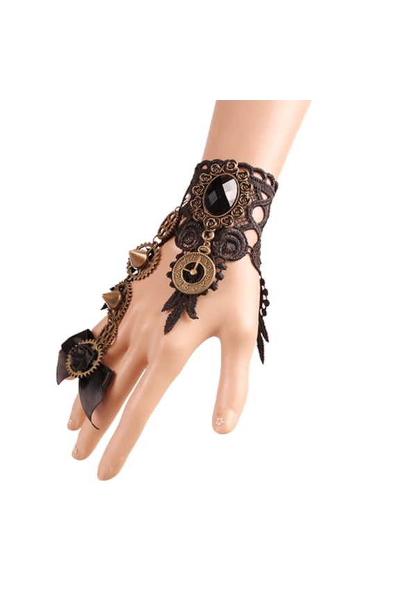 Goth Bracelet Rings Medieval Steampunk Punk Vintage Bracelet Rings Exaggerated