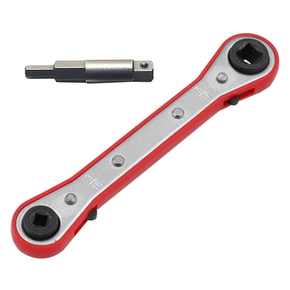 Geemin Hvac AC Val ve Service Wrench with Hexagon Bit 1/4" 3/8" 3/16" 5/16" Repair Tool