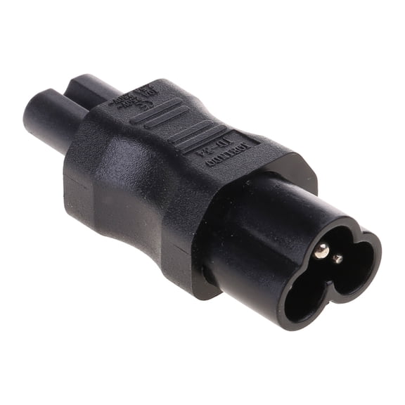 Geemin IEC 320 2-Pin C7 Female To C6 Male Cloverleaf Plug AC Power Adapter Converter