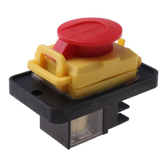 Geemin KJD12 250V 4Pin Waterproof Magnetic Start Stop No Volt Release Pushbutton Switch