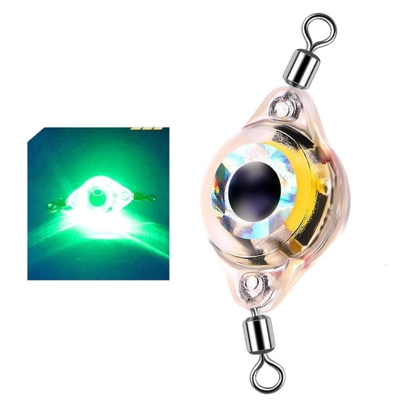 Geemin LED Fishing Lures Underwater Flasher Halibut Flasher Lighted Fishing Spoons Saltwater Trolling Drop Fishing Lures