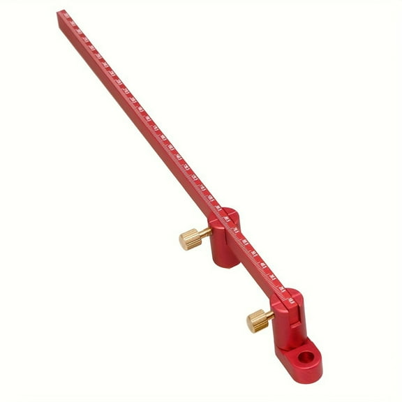 Geemin Large Compass for Drawing Circles Portable Aluminum Compass Woodworking Circles Drawing Ruler Tool