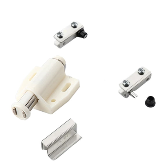 Geemin Magnetic Push To Open Touch Latches Single Head Magnetic Catches Closures with Clamp Bathroom Cupboard Catches Hardware