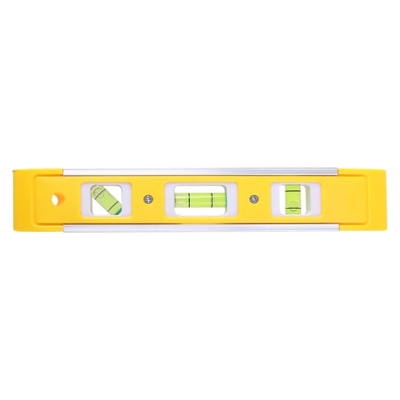 Geemin Magnetic Torpedo Level 3 Vials 45 90 180 Degrees Angles Overhead Viewing Slot