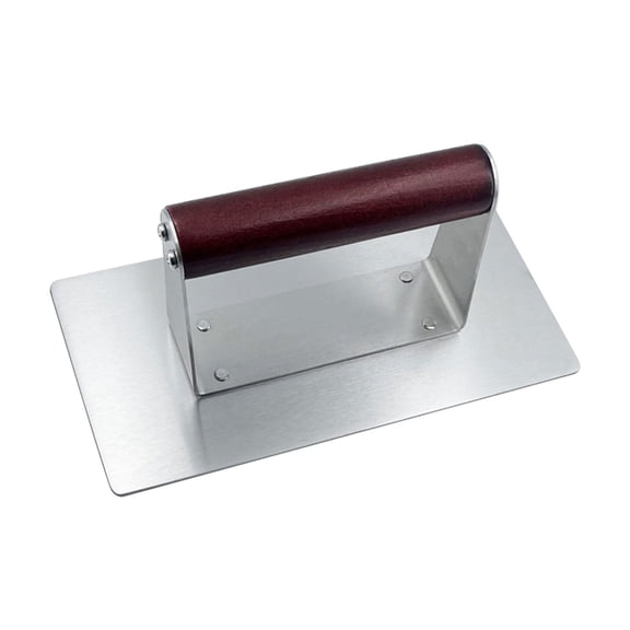 Geemin Manual Square Burgers Meat Press Tool For Even Patties Kitchen Nonrust Steel Multipurpose BBQ Meat Press Tool
