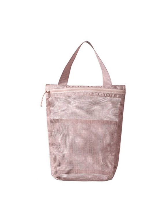 Mesh Shower Bag for Camping Trip Large Capacity Toiletries Organizers Holder