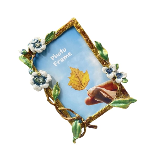 Geemin Metal Picture Frame With Base For Office Home Gallery Display