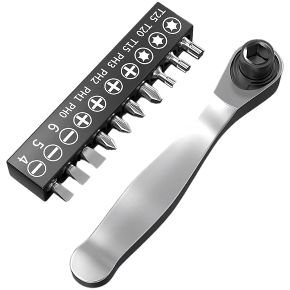 Geemin Miniature Ratchet Socket Tool Ratcheting Design 1/4" Drive Ratchet Handle