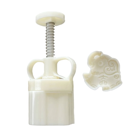 Geemin Mooncakes Molds Elephant Shape Green Bean Cake Traditional Baking Press Tool