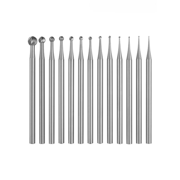 Geemin Multipurpose Ball Shape Engraving Drill Bit Jewelry Set 13Pcs Steel