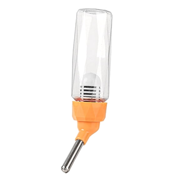 Geemin No Drip Small Water Bottle for Bunny/Ferrets/Hamster/Guinea Pigs/Rabbit/Squirrel Easy to Fix for Cage 80ml/125ml