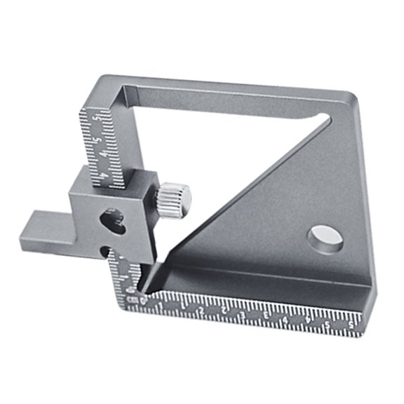 Geemin One Carpentry Measuring Device With 1mm Accuracy Markings For Height Width Diameter And Angle Calculations